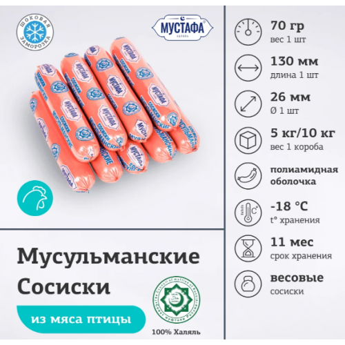 Сосиски Мустафа Мусульманские