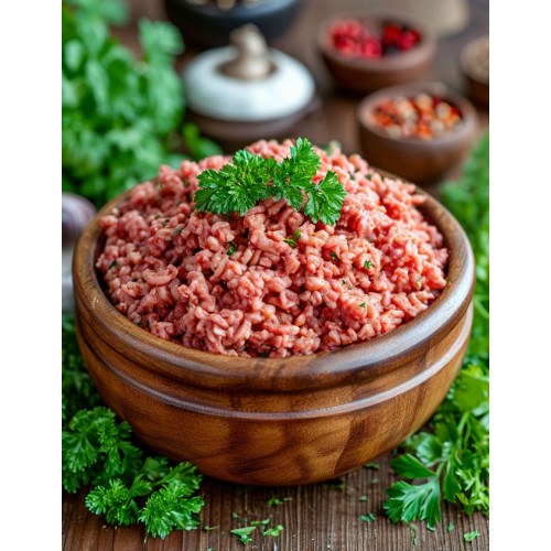 Фарш курино-говяжий в уп. (туба) 1кг.